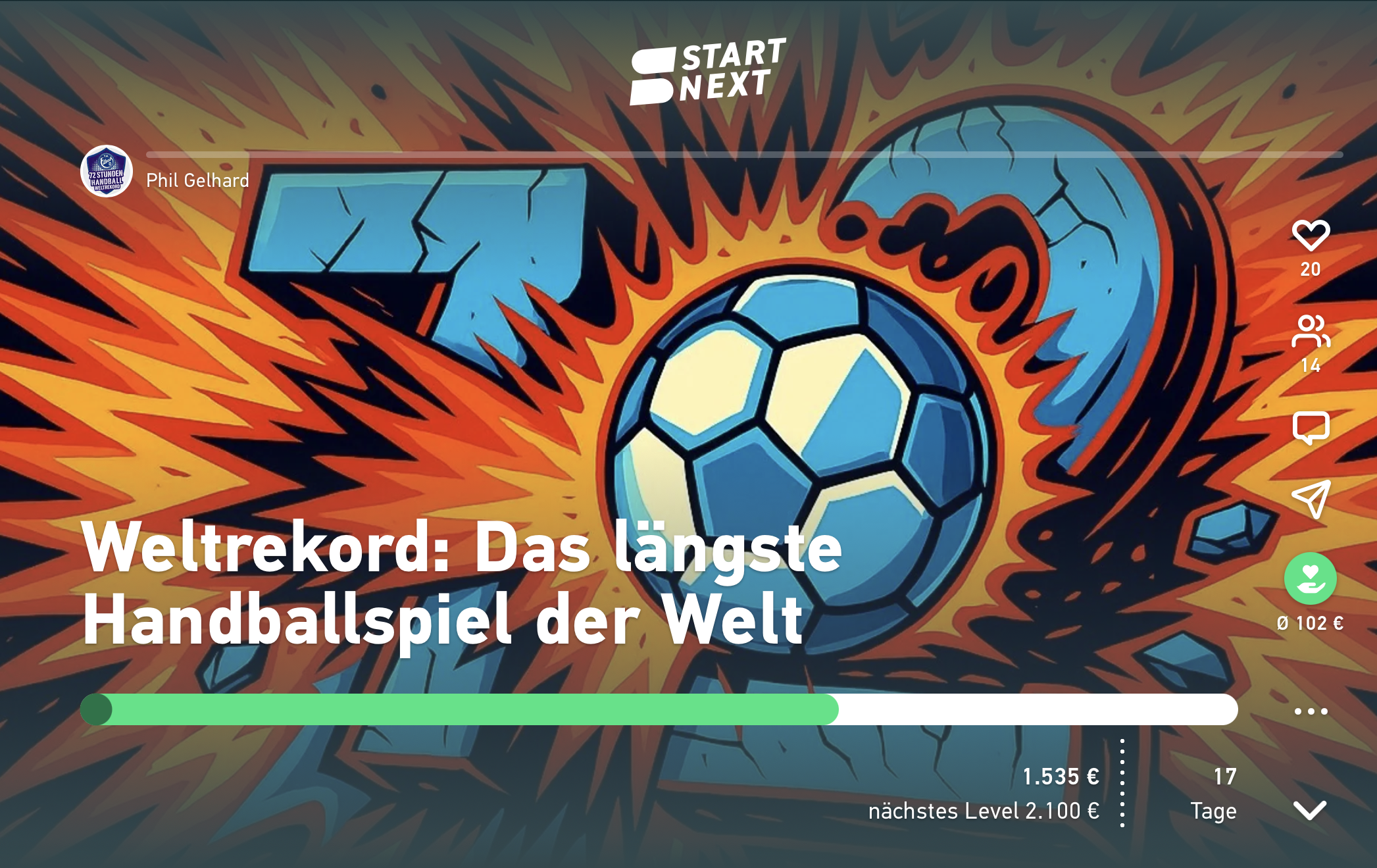 Crowdfunding: Unterstützt unseren Weltrekordversuch!