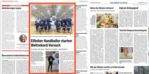 Aufmerksamkeit für Weltrekord-Versuch